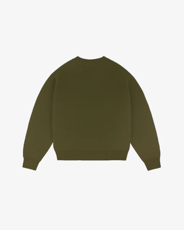EMBLEM KNIT BROWN (1)