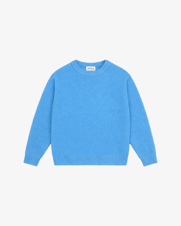 MOHAIR KNIT SKY BLUE