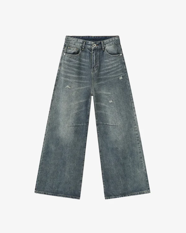 RIPPED BAGGY JEANS